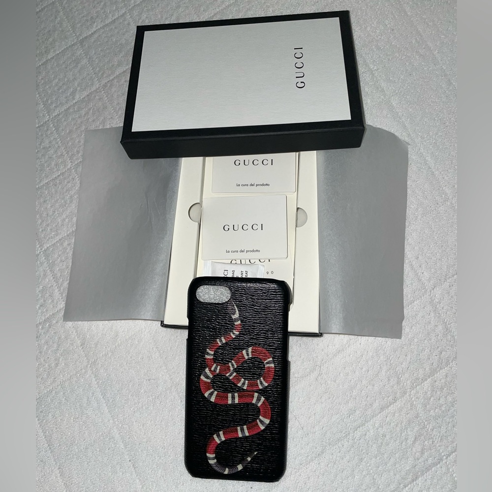 Gucci Snake Print IPhone Case